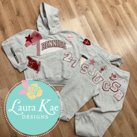 Image 1 of Custom College/HS Sweatshirt