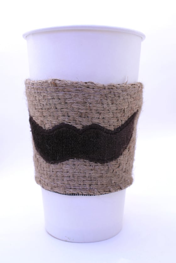 Image of Mustache Coffee Cozy