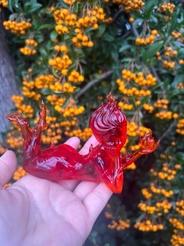 Image of Fire sprite book shelf guardian 