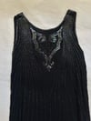 early 70s silk beaded flapper dress