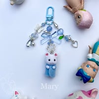 Image 3 of Baby Marshmallow Mouse Triplets Keychains 