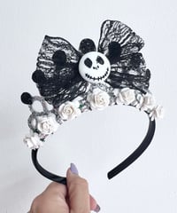 Image 1 of Halloween spooky Tiara crown party props hair accessories 