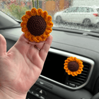 Image 1 of Sunflower Car Hanging Charm