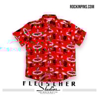 Image 2 of Betty Boop - Red Hot Mama Button Up Shirt