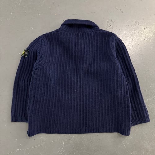Image of AW 1999 Stone Island 1/4 button up sweater, size XL