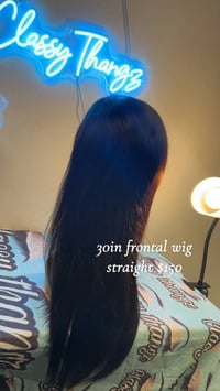 Image 2 of 30in straight wig