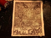 Image 4 of Maelstrom in the Skies of Heaven (Linocut)