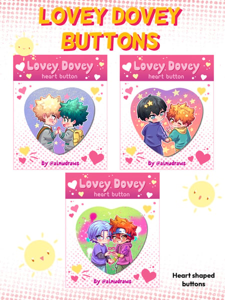 Image of [NEW] Lovey Dovey Buttons