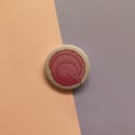 Worm on a String Badge (Pink)