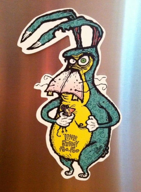 Little Bunny Foo Foo Magnetic Art | R. Land