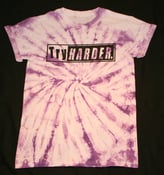 Image of Tie Dye Logo Tee. Violet