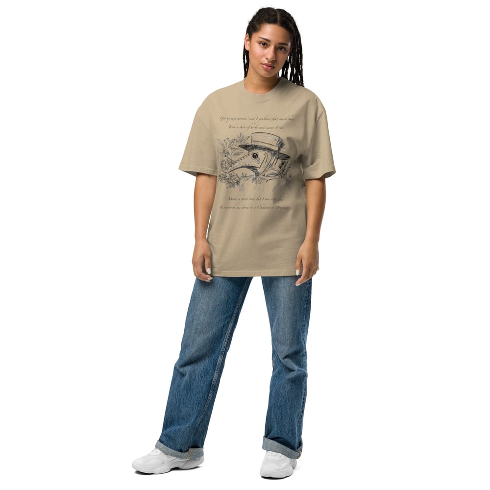 Doctor Death Herbs Oversized faded t-shirt