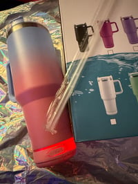 Image 1 of 40oz Light Up Tumblers with Bluetooth Speaker 