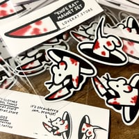 Image 1 of "KNIFE RAT" MAGNET SET