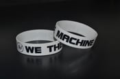 Image of We The Machine "Logo" Rubber Wristband