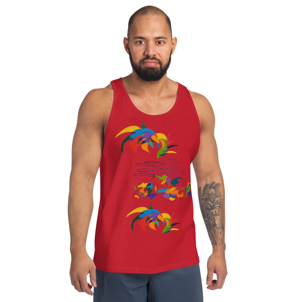 Above and Below Unisex Tank Top