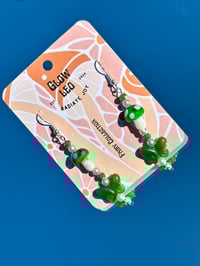 Image 3 of Jade Butterfly Earrings