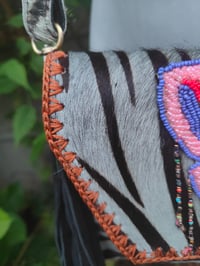 Image 16 of Barca Bag - Grey zebra