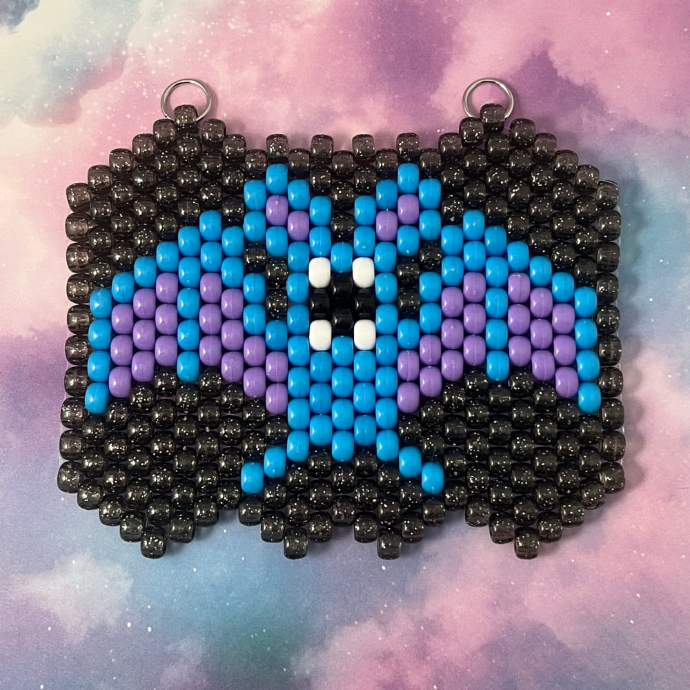 Image of Zubat Beaded Kandi Tapestry