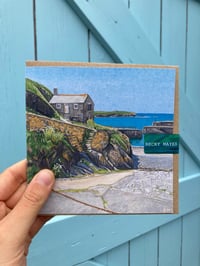 Image 1 of ‘MULLION COVE, FISHERMANS HUT’ CARD