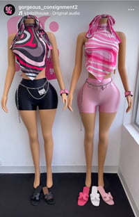 Pucci Top w/ Hair tye 