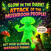 Image 1 of Matango Attack Of The Mushroom People Glow In The Dark Toy Figure