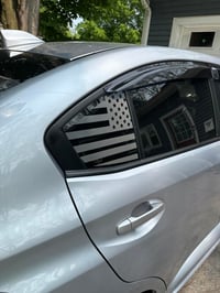 Image 2 of WRX/STI Quarter Window American Flag Decals