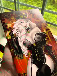 Image 2 of Lady Death Pinup #1 Naughty Steampunk LE to 5