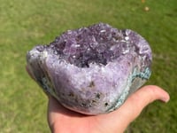 Image 12 of Amethyst With Calcite & Polished Edges #2185