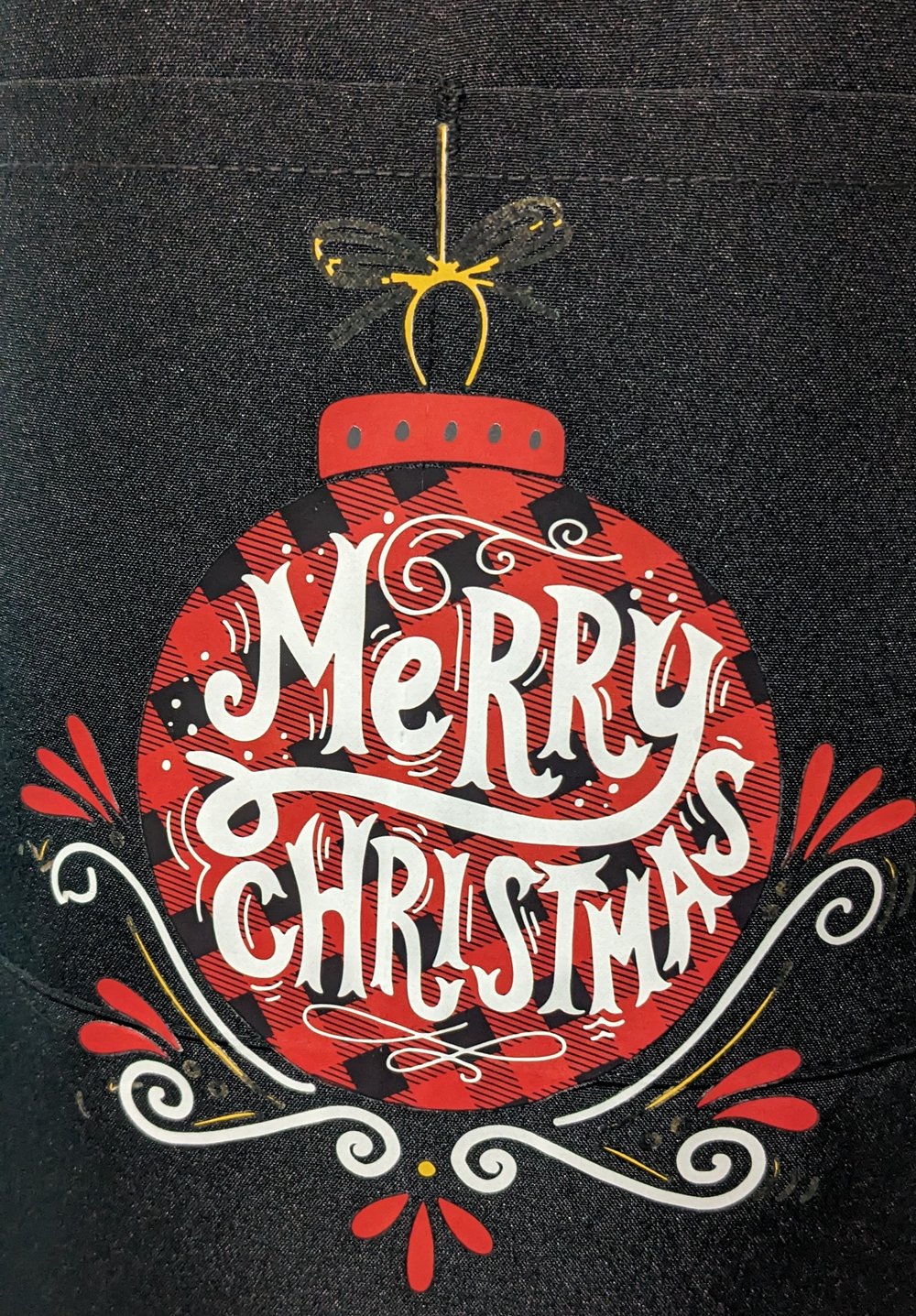 Image of Jesus is the Reason Christmas Apron (black)