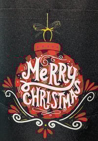 Image 4 of Jesus is the Reason Christmas Apron (black)