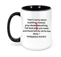 Image 5 of Prayed up, powered up, poured up” Mug