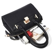 Image 10 of Padlock top handle Satchel