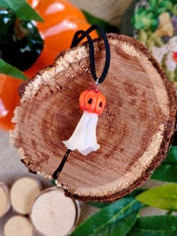 Image 5 of Wisiorek z dynio - duszkiem 🎃👻