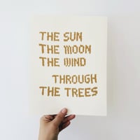 Image 1 of THROUGH THE TREES Print