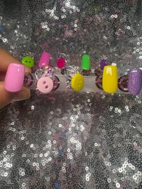 Image 2 of  New Colorful button gel press on nails