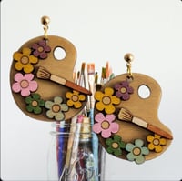 Image 3 of Art Pallet Earrings 