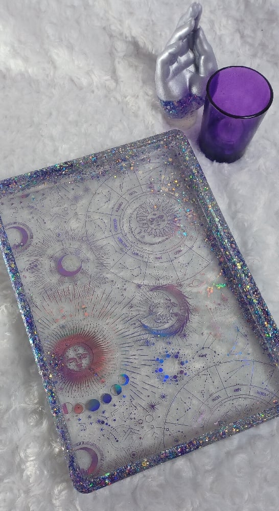 Image of Purple Galaxy tray