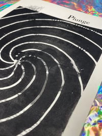 Image 1 of Original Lino Print - Swirl - Plunge