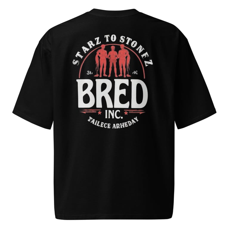 BRED INC. STARZ TO STONEZ Oversized t-shirt