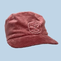 Image 1 of PINK CORDUROY PAINTERS CAP
