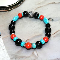 Blue & Red Turquoise 