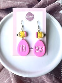 Fry-YAY clay earrings