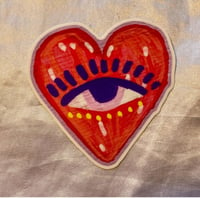 Eye Heart Vinyl Sticker