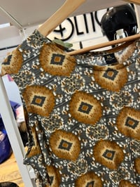 Image 2 of Vintage printed big low dress