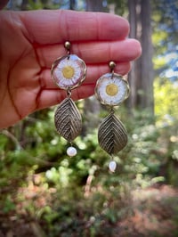 Image 2 of Leafy Fleabane Earrings 