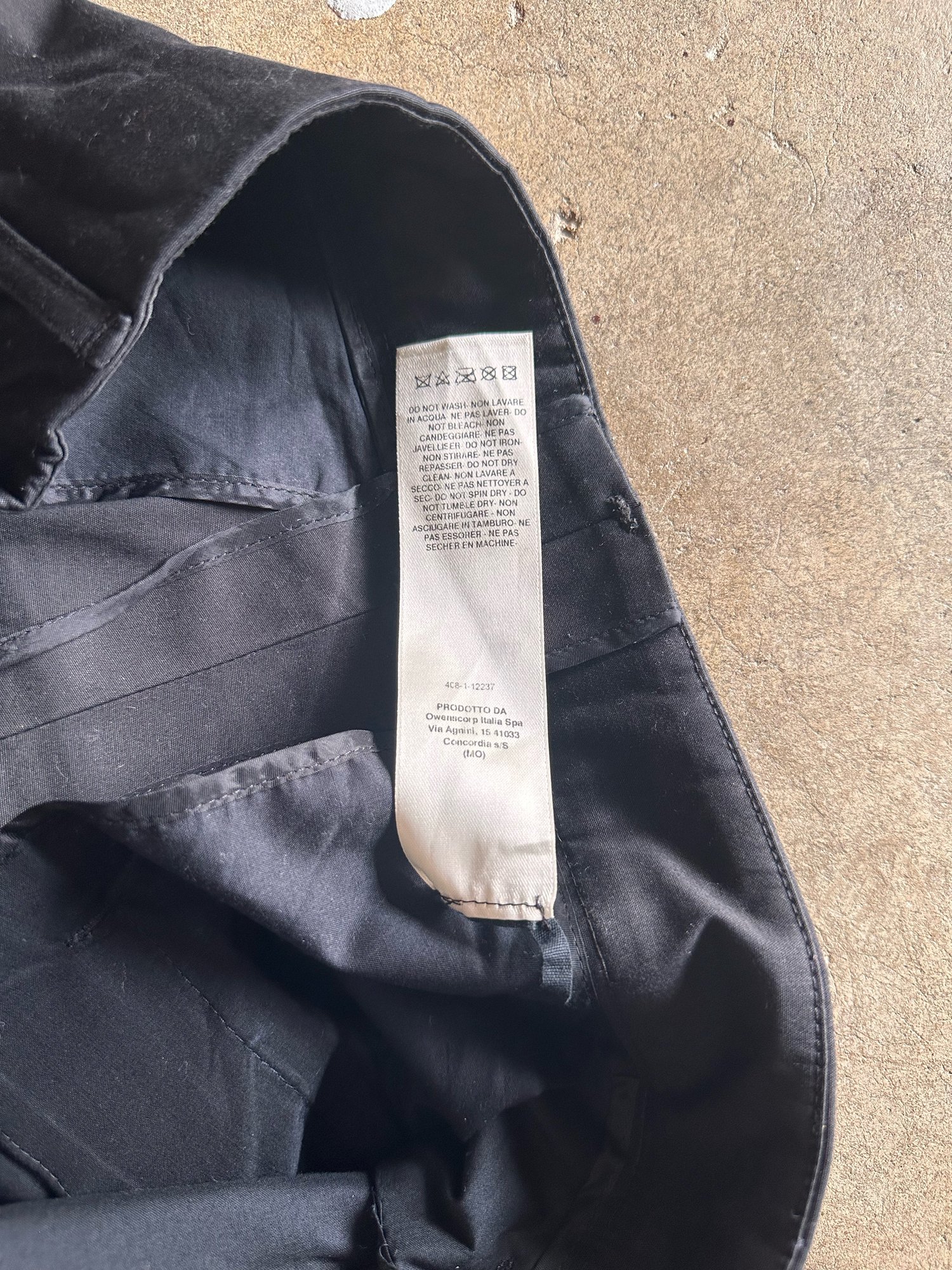 Image of Rick Owens SS19 'Babel' Karloff Shorts