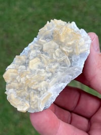 Image 7 of Golden Hunan Calcite UV Specimen | China #3080