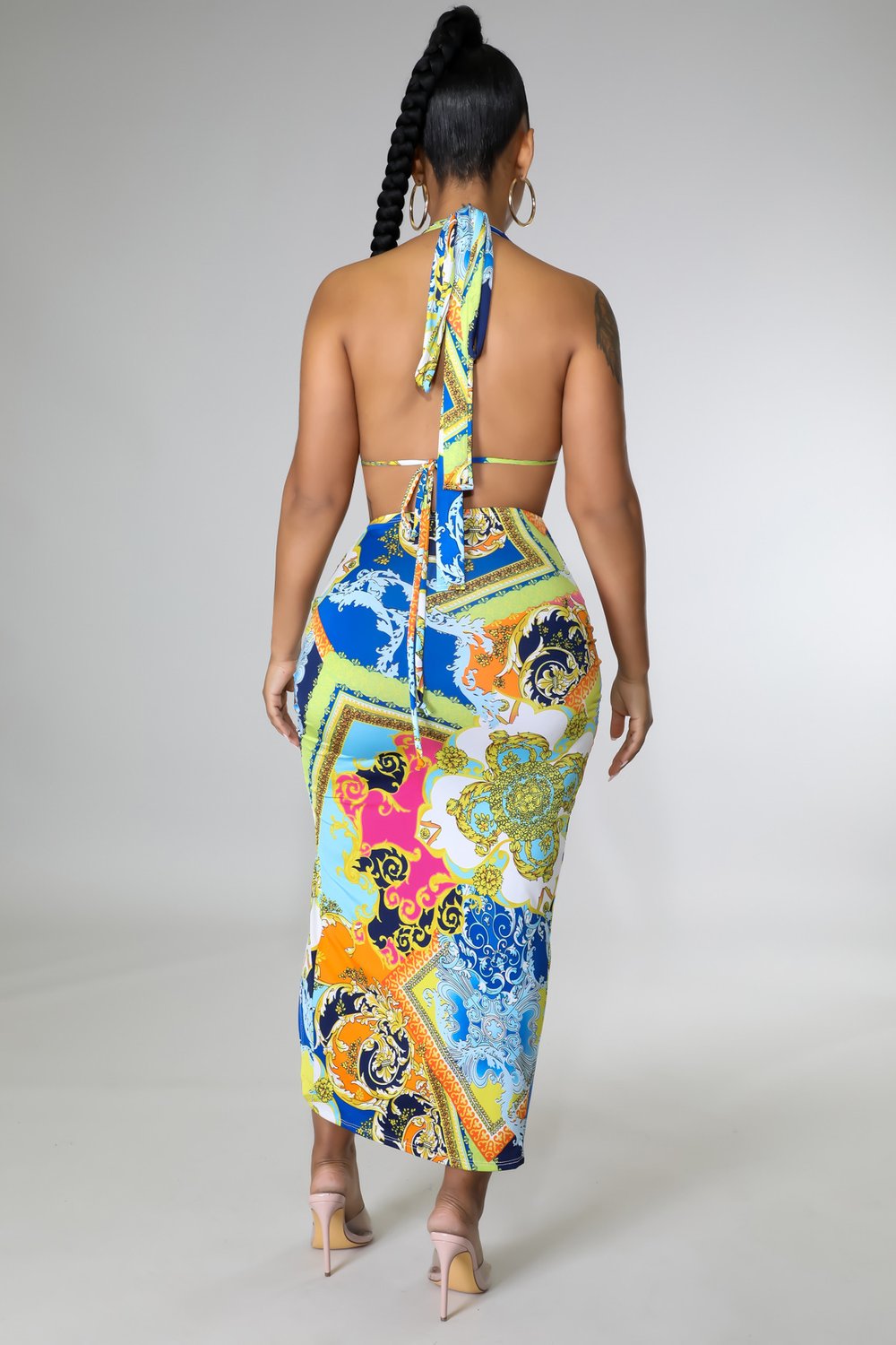 Image of GREECE ISLAND SKIRT SET 