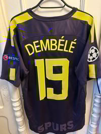 Image 6 of Tottenham Hotspur “DEMBÉLÉ 19” 2017/18 Third Shirt + UCL patches (L) 